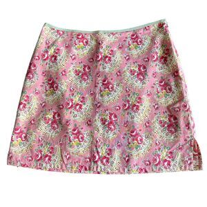 Fjall Cotton Floral Lined Skirt size 8